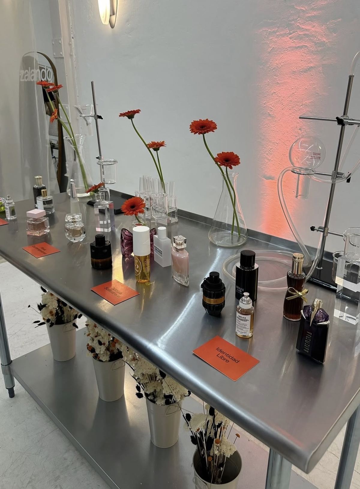 Fragrance presented at a beauty brand event